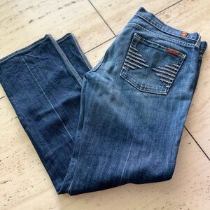 Vintage 7 For All Mankind Colette Dark Blue Jeans